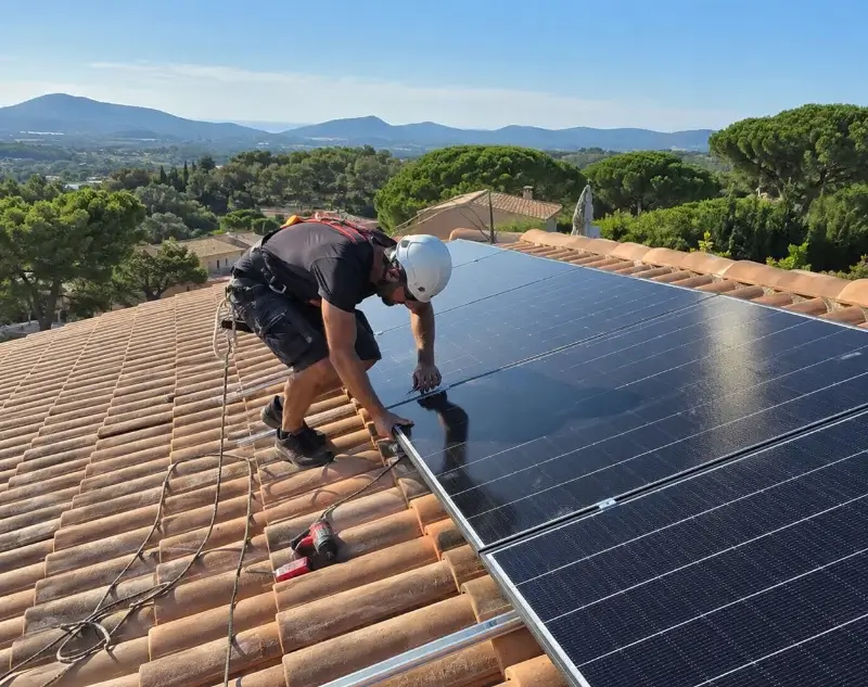 Installateur panneaux solaires Aubagne — pose photovoltaïque sur toiture