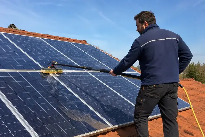 Nettoyage et entretien de panneaux solaires à Aubagne